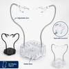 Adjustable Arm Action Figure Stand Replaceable Connectors Model Support Stand  Collectible Display