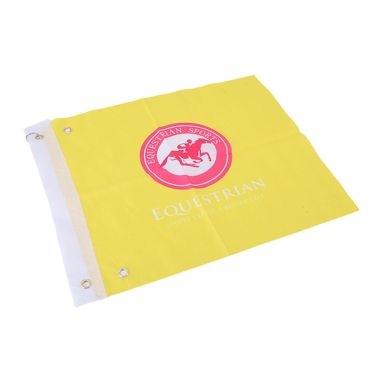 2 pièces Drapeaux d'entraînement pour chevaux Drapeaux d'arbitre Légers Compétition équestre Entraînement extérieur Drapeaux de signalisation