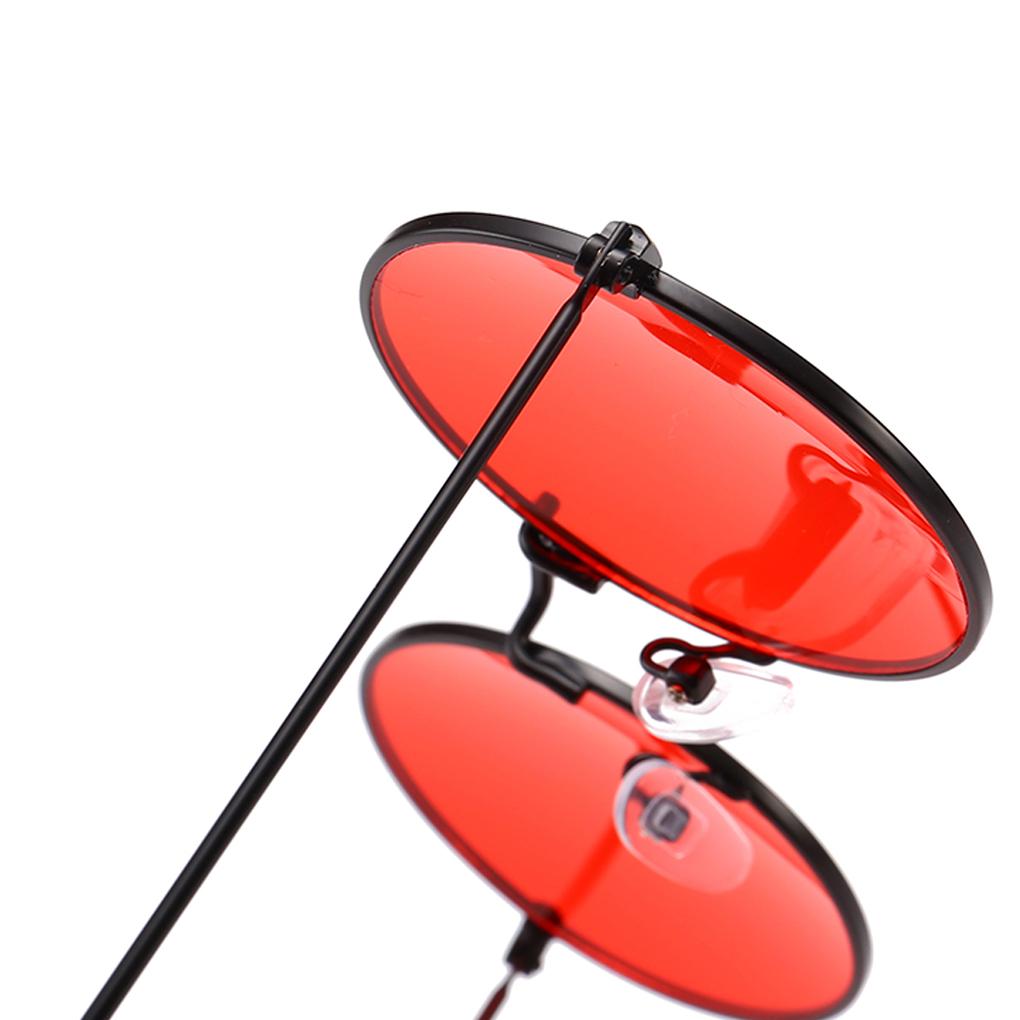 

Men Women Round Metal Frame Sunglasses Circle Resin Lens UV Protection Eyewears