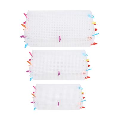 3Pcs/Set Mesh Knitting Sheet Easy To Cut Lightweight    Portable Interesting Craft Accessories Embroidery Bag Mesh Sheet for Home