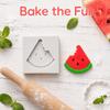 Washable Silicone Mould Watermelon Slice Fruit Silicone Mold Baking Mold  Fondant Cake Decorating