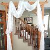 White Color Lace Table Runner Floral Embroidery Lace Floral Table Runners  Wedding Reception
