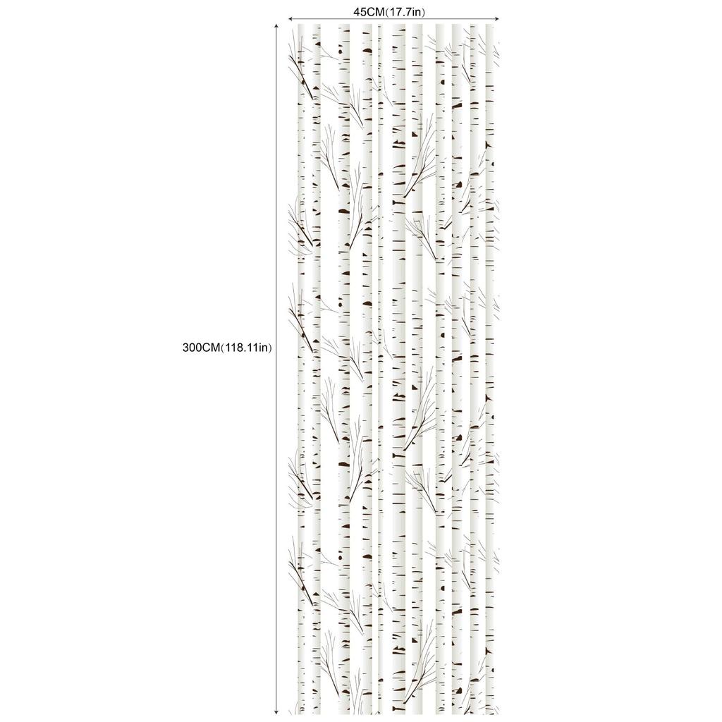 HaoHome Blumen und Pflanzen Abziehbar und Aufklebbar Tapete Abnehmbar Mehrfarbig Vinyl Klebstoff Floral Wandbeläge Wohnzimmer Dekor