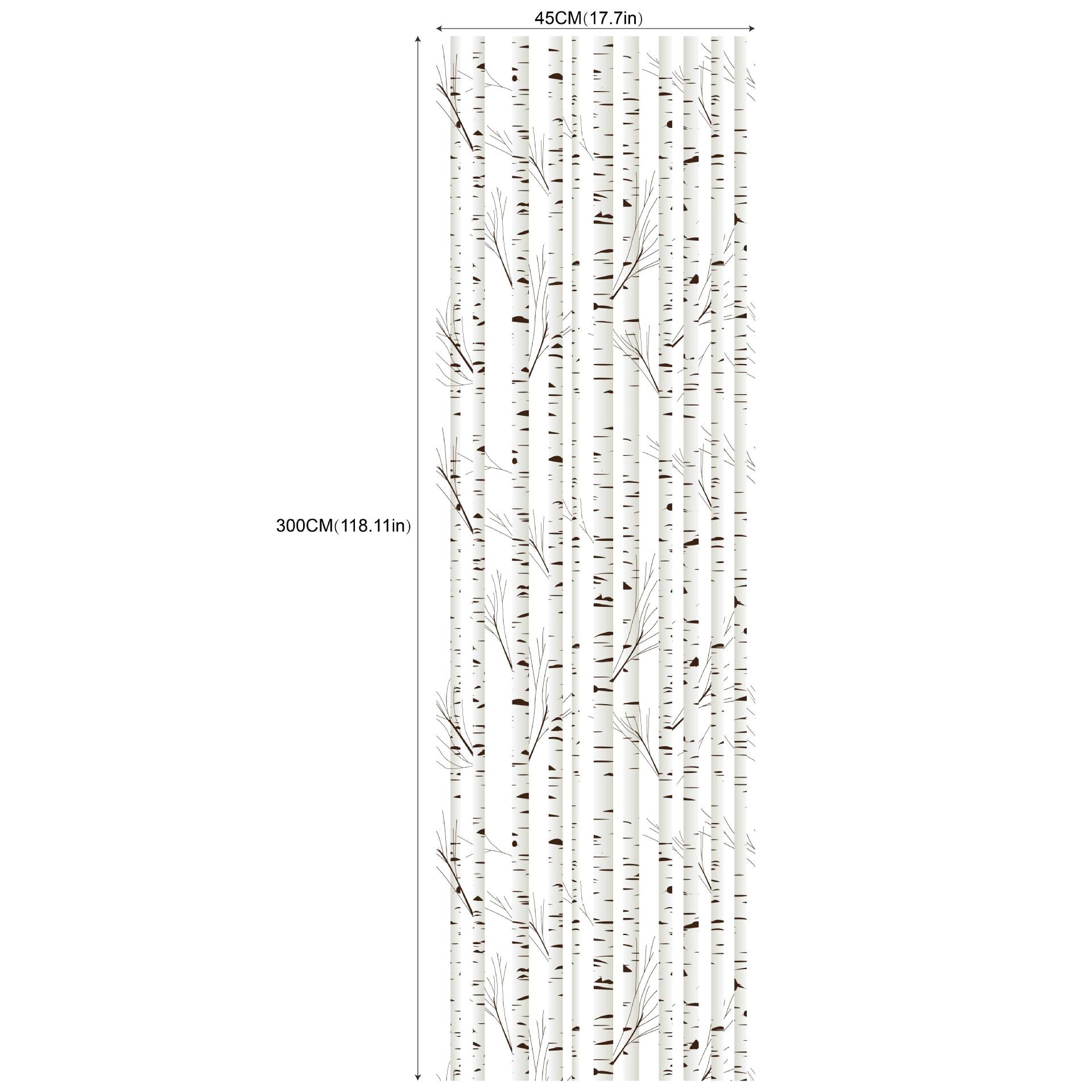 

Haohome Flowers And Plants Peel And Stick Wall Cover Removable Multi-Color Vinyl Adhesive Floral Wallcoverings Living Room Decor 3mx45cm
