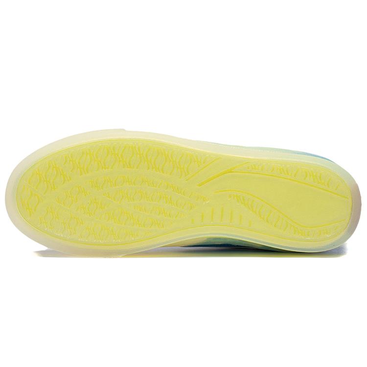 Disney X Li Ning Wave 180 Low Top Skateboard Shoes Men's White Yellow Alien Special Edition AECS033-1