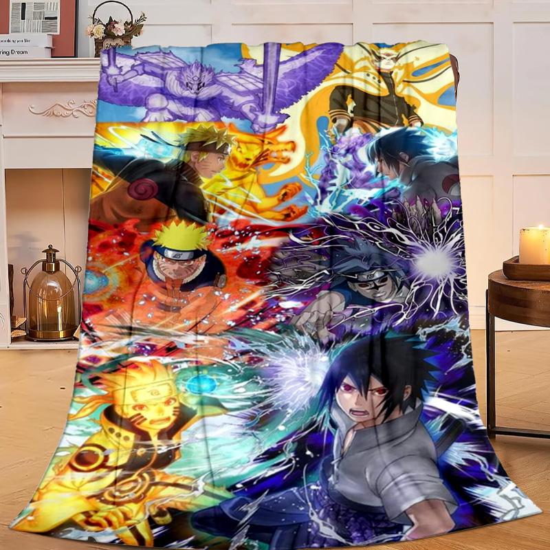 1PC Ninja Team Adventure Flannel Blanket Gift, Suitable for Both Men And Women, Soft Ideal for Beds And Sofa, Birthday Or Christmas Gift