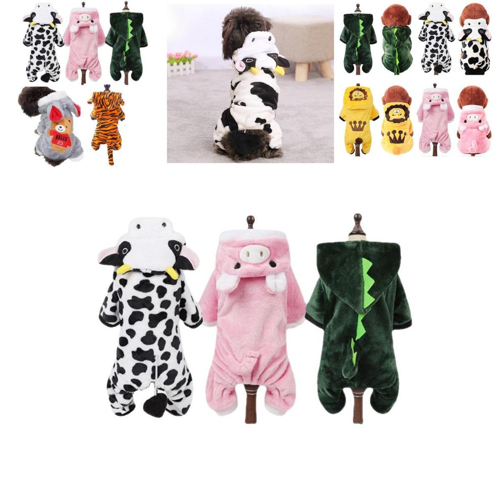 Gemütliche Korallenfleece Haustier Hundekleidung Herbst Winter Dick Warm Teddy Corgi Französische Bulldogge Katze Outfit