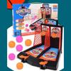 Interaktives Tisch-Basketballspiel mit kleinem Basketball Tragbares Tisch-Basketballset für Kinder und Erwachsene Lustige Geschenke