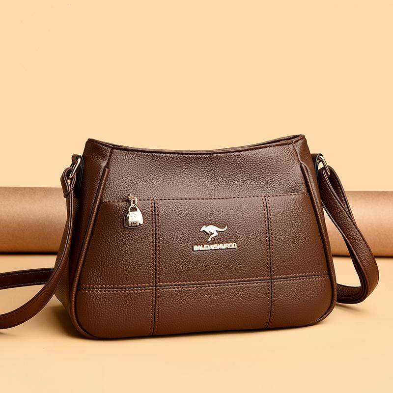 Casual Soft PU Leather Bag, Fashionable Women's Shoulder Bag, Casual Crossbody Bag Suitable for Daily Use, Shopping, Commuting