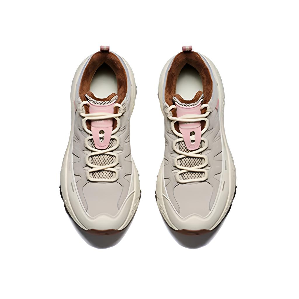 Sneakers Anta Rock Solid, Fall Winter Fleece-Lined Thermal, Thick Sole Heightening, Trendy Chunky Sneakers