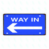 No Smoking Wifi Exit Toilet Indication Sign Tin Plate Vintage Metal Sign For Shop Bar Home Decor Poster Customizable DC0057A
