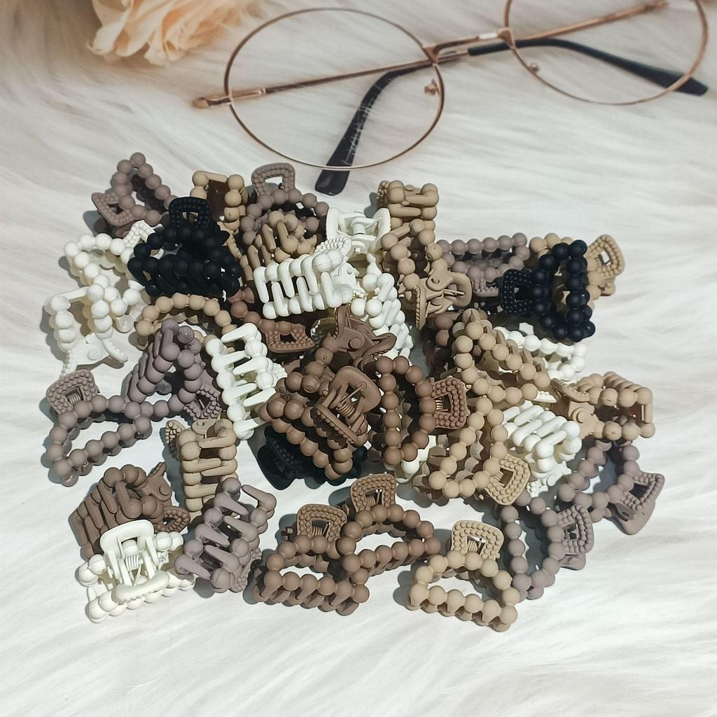 Kaffee-Farbenes Mini-Klammer-Set - Prinzessinnen Haar- & Pony-Accessoires