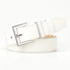 New Fashion Versatile Square Buckle Women's Belt, Elegant Commuting Simple Style, Paired with Jeans Suit Belt for Women