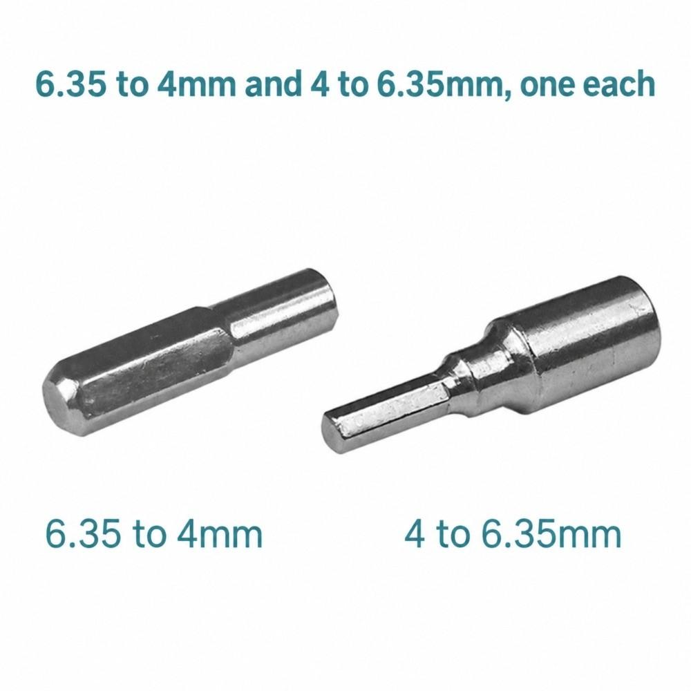 1/2Pcs 6.35mm To 4mm Magnetic Bit Holder Magnetic Screwdriver Bit Adapter  Phone Repair