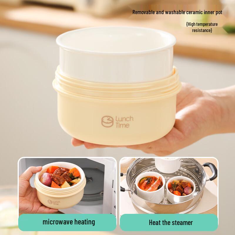 Microwavable Ceramic Food Storage Container