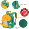 Panegy Toddler Backpack, Cartoon Dinosaur, Mini School Bag/Kindergarten Bag, 24x20x10cm, Green