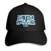 Retro Games Logo Baseball Cap Trucker Hat Mountaineering Hard Hat Christmas Hat Golf Unisex Womens