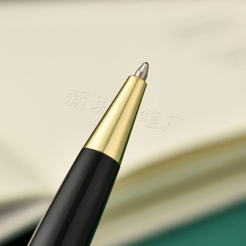 Black Metal Ballpoint Pen, Black Signature Pen, Business Advertising Pen Gift Pen Office Supplies