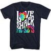 Men's B52s Love Shack Tie Dye T-shirt Large Navy