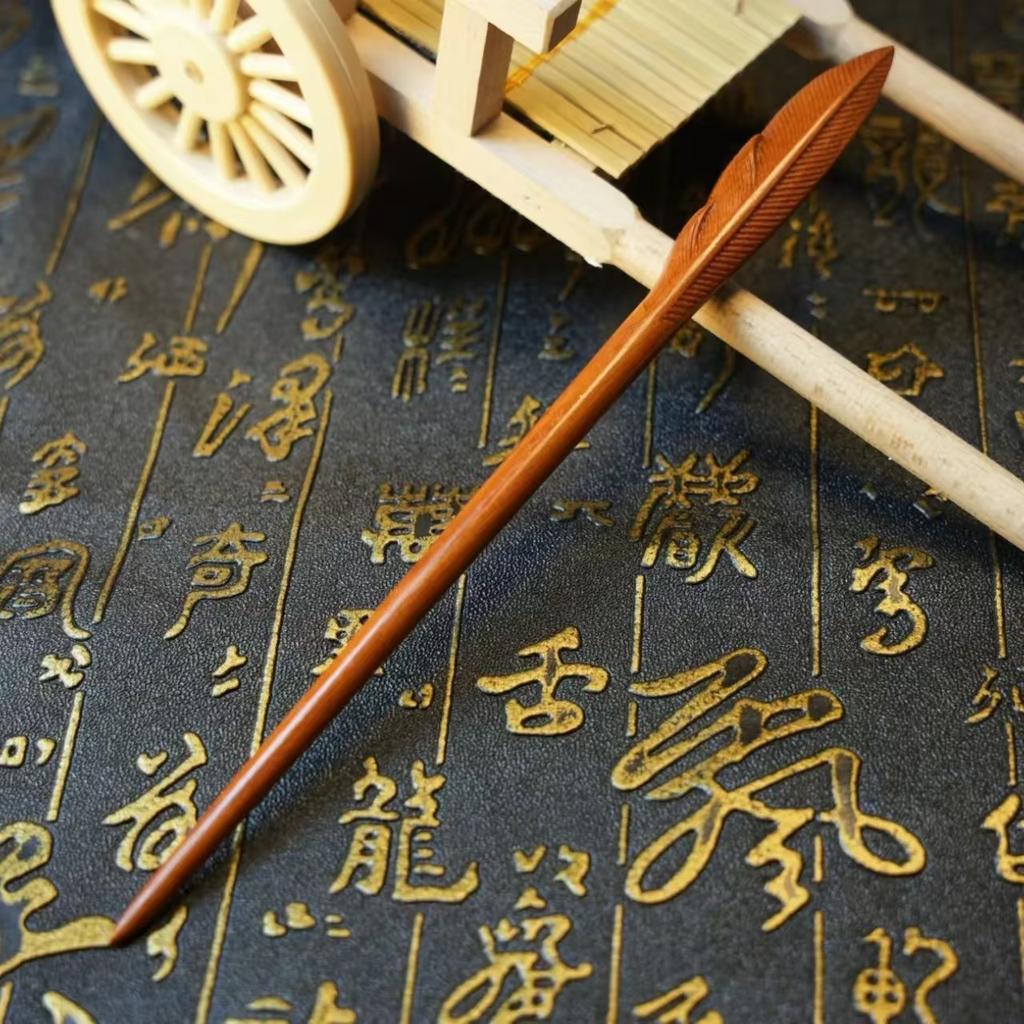 Vintage Hair Stick NaturalSandalwood Hairpin Women Girls Hair Clips Pins Antiquity Chinese Style Hair Accessories Jewelry Women