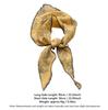 Lightweight Floral Triangle Scarf Korean Style Thin Vintage Neck Scarf Head Wrap Breathable Cotton Linen Scarf for Women