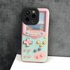 Pink Game Console Pattern TPU Phone Case Suitable for iPhone17 16 15 14 13 12 11Pro/Max/Plus Anti Drop and Shockproof Back Cover