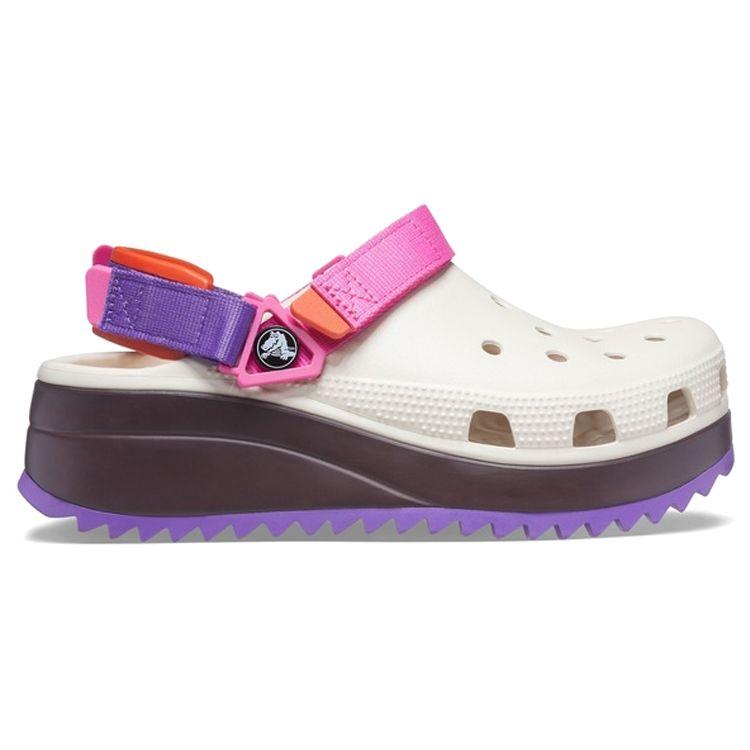 Crocs Classic Clog Unisex Footwear White Pink Purple 206772-1F8