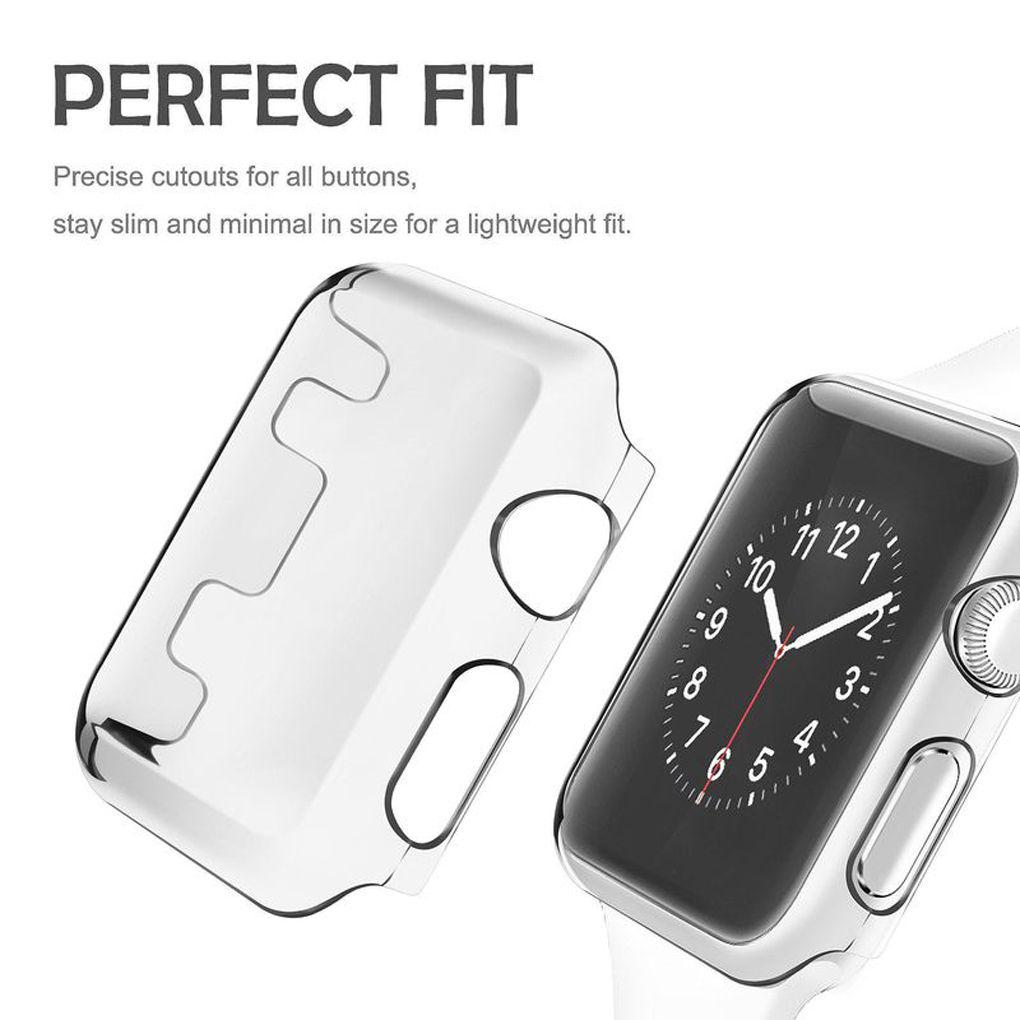 38/42mm Transparent Ultra Thin Hard Protective Case Cover fits Series 3