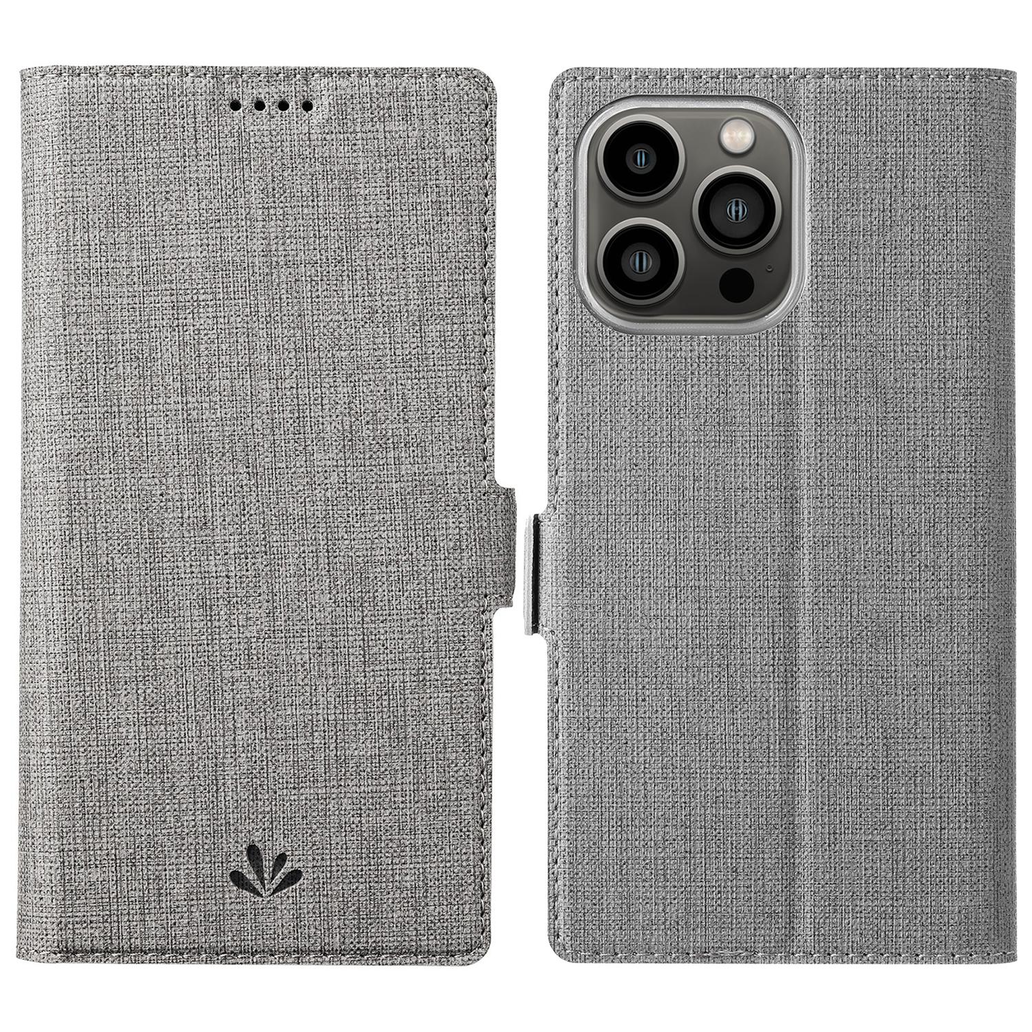 

VILI DMK Series for iPhone 16 Pro Max Case Stand Wallet Leather Phone Cover C