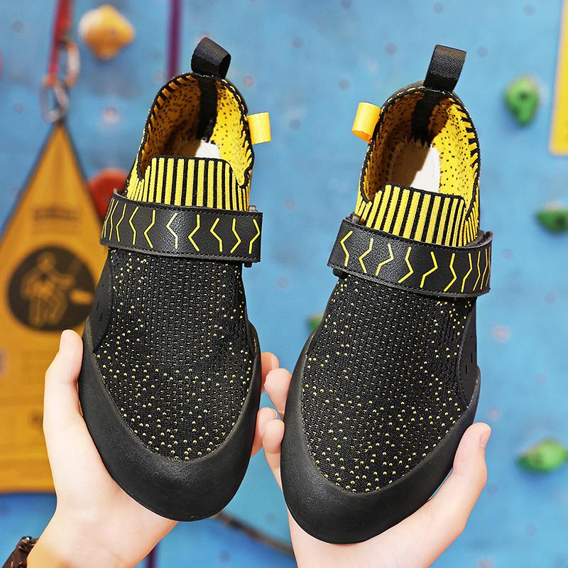 Parent-child Rock-Climbing Shoes Indoor Outdoor Breathable Mesh Beginners Boys Girls Rock-Climbing Bouldering Training Sneakers