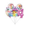 Princess Anime Keychains Stickers Stamps Cosplay Masks Photo Booth Props Gifts for Guests Kids Party Favors Baby Showers