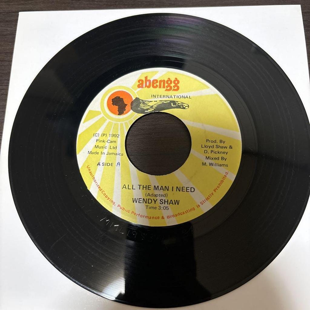 [USED] Reggae Records Wendy Shaw - All The Man I Need