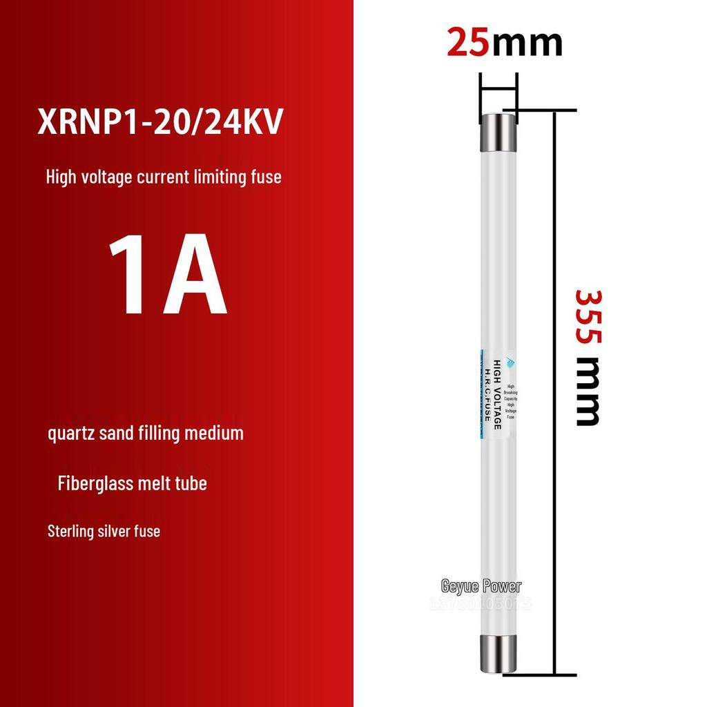 High-Voltage XRNP1-10/12KV Fuse: Current-Limiting & High Breaking Capacity PT Fuse Tube