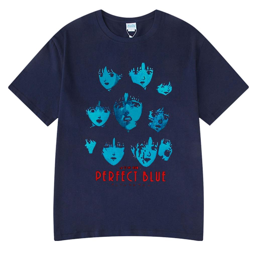 Japanese Anime Perfect Blue Mima Kirigoe TShirt Men's Women Clothing Fashion Tee Tops Harajuku Oversized Short Sleeve Streetwear