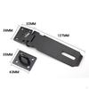 Burglar-proof Hasp Latch Anti Lock Shed Porous Positioning Household Window Furniture Hardware
