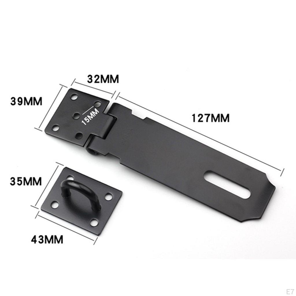 Burglar-proof Hasp Latch Anti Lock Shed Porous Positioning Household Window Furniture Hardware