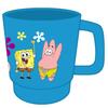 Onishi Ken Seihan SpongeBob SquarePants Plastic Mug LINE UP/BL Size: Approx. 8.3 H9.3 SBD-602