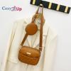 Cozy Up Xiaoxiangfeng Two-piece Travel Crossbody Diamond Grid Bag