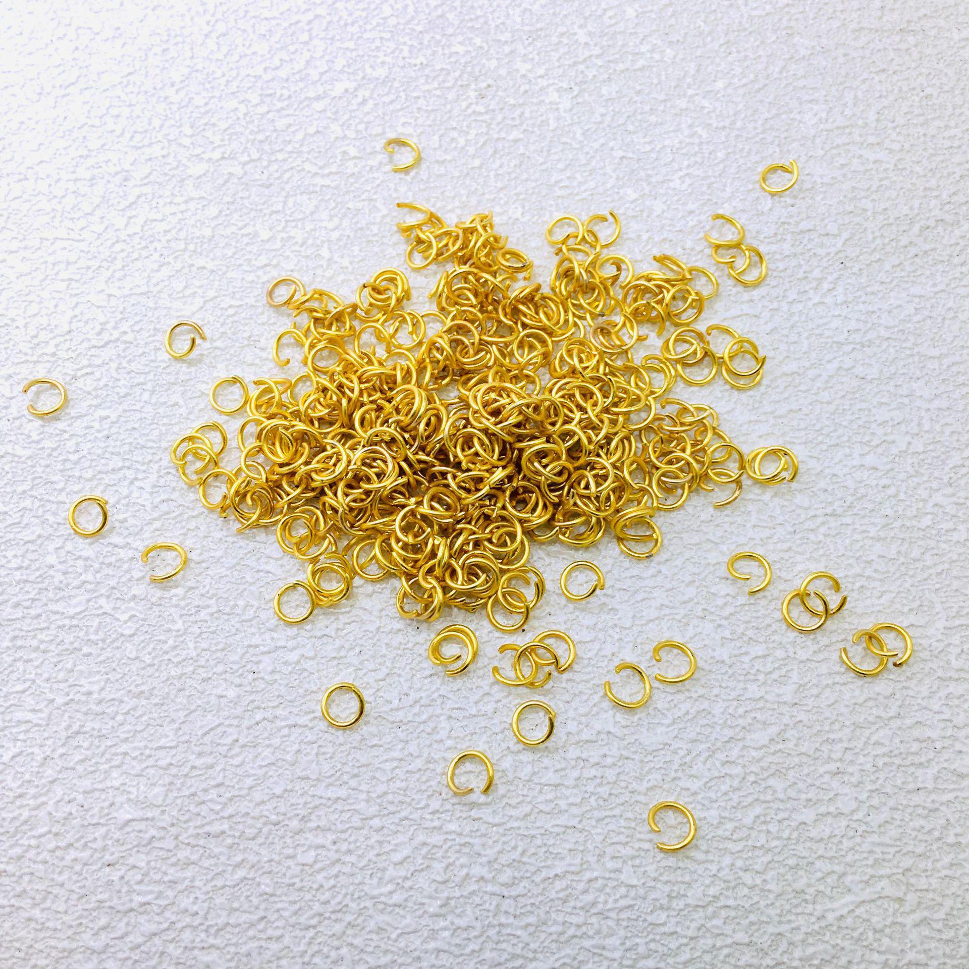 

Высокое сохранение цвета Песочное золото Открытое кольцо Ювелирные изделия Коннекторы Open ring золотой/песочный