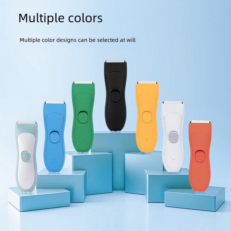 Waterproof Electric Body Hair Trimmer: Painless Shaver for Women's Armpits, Legs, and Bikini Area