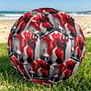 Football team.C Print Size 5 Soccer Ball, PU Wear Resistant Football for Match Training and Daily Practice, Birthday Gift for Soccer Fans