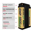 DXF LiPo Battery, 2S Short LiPo 7.6V 140C 4800mAh, Gold HV Hard Case, NGP, with 5mm Ball. Features a T-plug, Perfect for RC Cars, Trucks, Airplanes, a