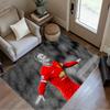 Wayne Rooney Manchester Floor Rug Office Rug Perfect for Game Room Balcony Living Rooms Entryway Antislip Carpet Office home decor