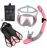SBART Kids' 3-Piece Snorkeling Set with Full-Face Mask