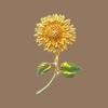 Sunflower Brooch - High-end, Exclusive, Small-scale, Feminine Garden-style, Premium Female Pin