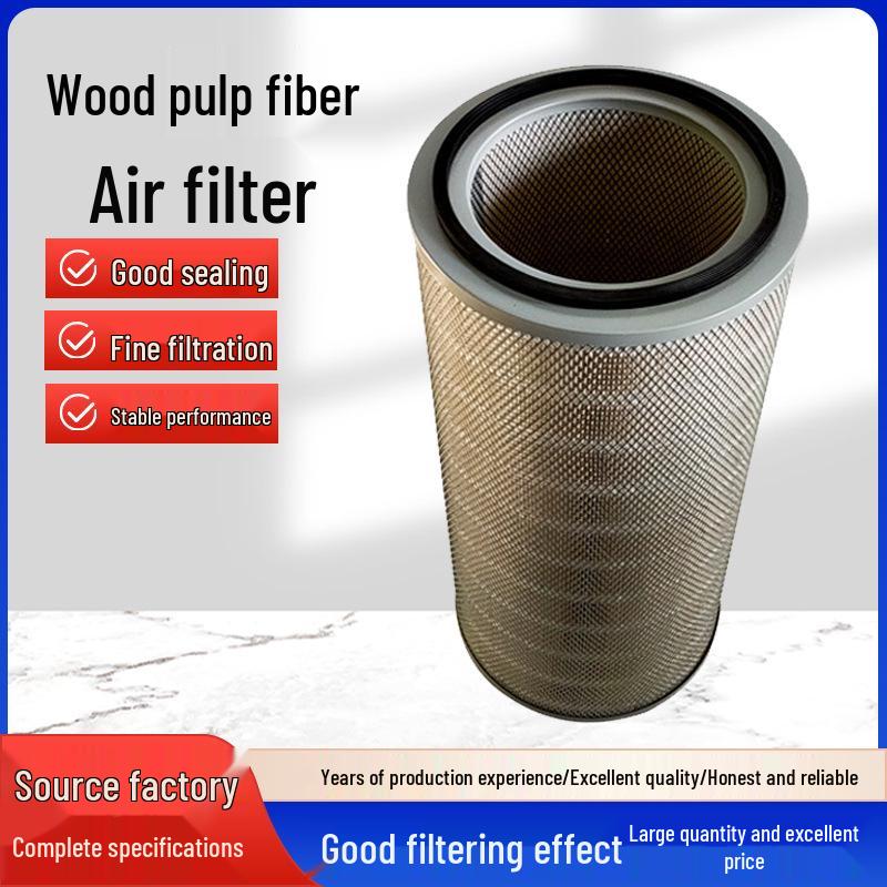 Flame Retardant Dust & Gas Turbine Filter Cartridge with Wood Pulp Fiber
