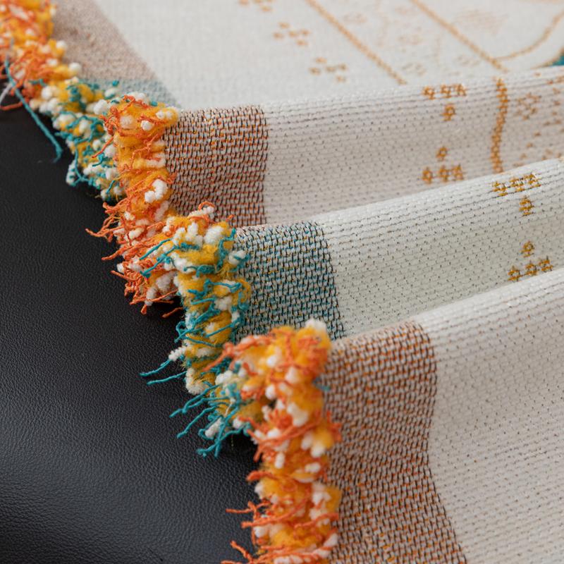 Etnický styl Žinylkový Potah na Pohovku Odolný Proti Kočkám Sova Plné Pokrytí Protiskluzový Gauč Celoroční Univerzální Pohovka Kempingová Deka Ochrana Proti Prachu