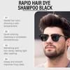Jaysuing Men Black Instant Shampoo Natural Shine Nourishing Hair Color Shampoo No Mess Home Use 200ML