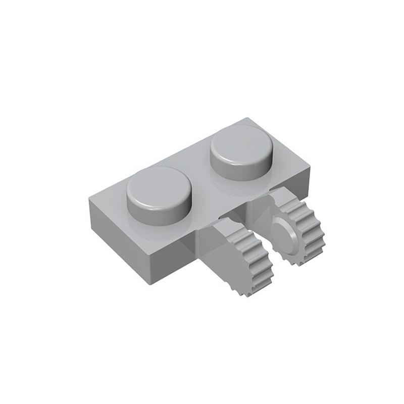 20pcs MOC Compatible Assembles Particles 60471 Hinge Plate 1 x 2 Locking with 2 Fingers on Side Building Blocks Parts DIY Toys