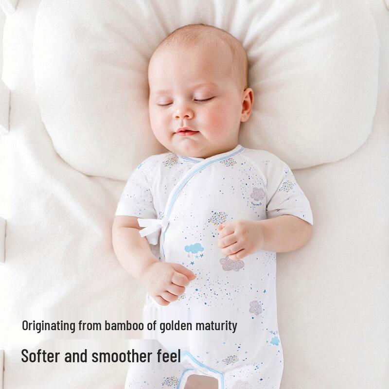 YEEHOO Baby Summer Short-Sleeve Romper Bodysuit